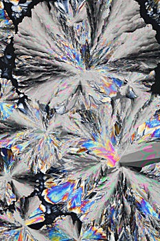 Citric acid crystal background