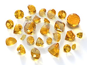 Citrine gems photo