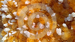 Citrine Geode Background