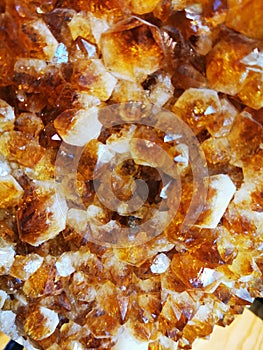 citrine mineral texture