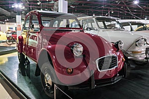 Citroen 2CV 1986 Classic French Car - Red Antique