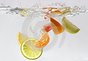 Citrus Fruit Splash