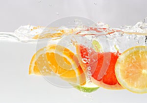 Citrus Fruit Splash