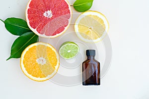 Citrus fruit vitamin c serum oil beauty care