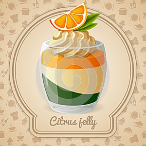 Citrus jelly card