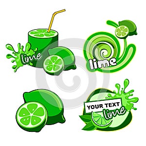 Citrus lime fresh label
