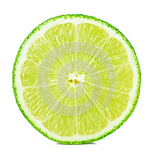 Citrus lime fruit half