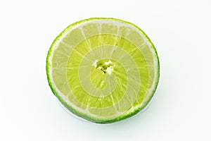 Citrus lime fruit half