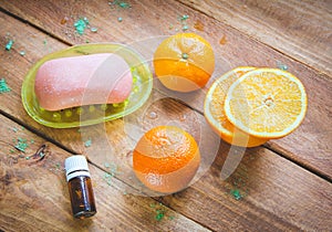 Citrus oil for bathing procedures