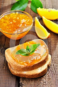 Citrus orange jam