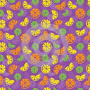 Citrus seamless pattern