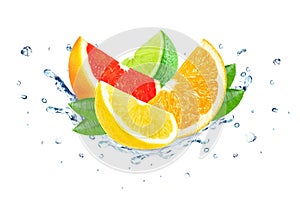 Citrus splash water