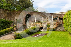 Cittadella Nuova, old fort in Giardino Scotto Park, Pisa, Italy photo