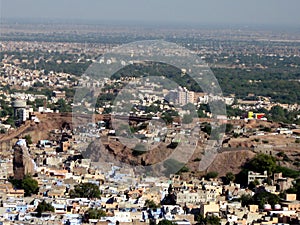 City aerial view - jodpur, rajasthan