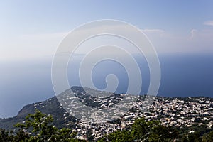 City of Anacapri, Capri island, Italy photo