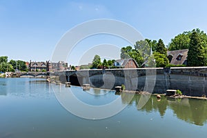 City Area around Baker Park in Downtown Frederick, Maryland photo