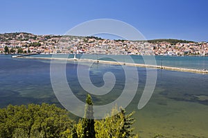 City of Argostoli at Kefalonia, Greece photo