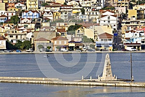 City of Argostoli at Kefalonia, Greece