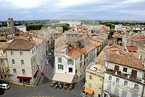 The city of Arles in France photo