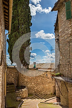 The city of Assisi, Umbria, Italy