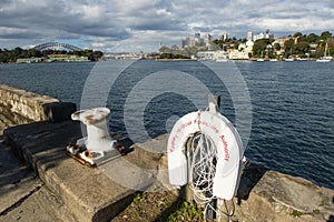 The city from Ballast Point Park