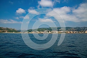 City of Batroun in Lebanon viewed from the sea