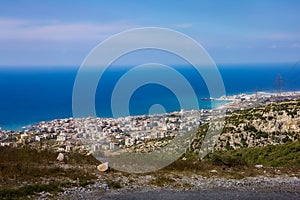 City of Batroun in North Lebanon