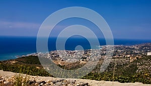 City of Batroun in North Lebanon