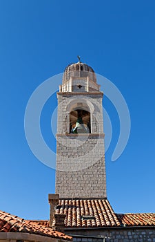 City Bell Tower (1444) in Dubrovnik, Croatia. UNESCO site