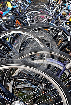 City Bicycle Parking In Holland