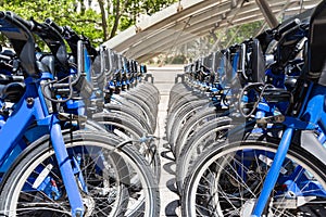 City bikes rent parking in NYC