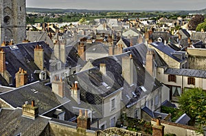 The city of Blois in Loire et Cher