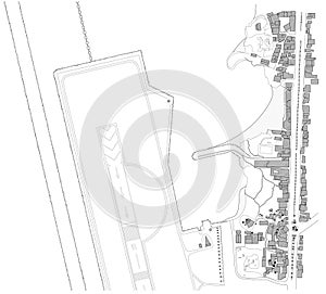 City blueprint map