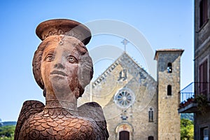 The city of Bolsena, in Lazio, in Italy, a beautiful and characteristic medieval village overlooking the homonymous lake. 