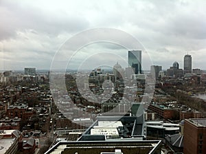 City of Boston skyline, United States