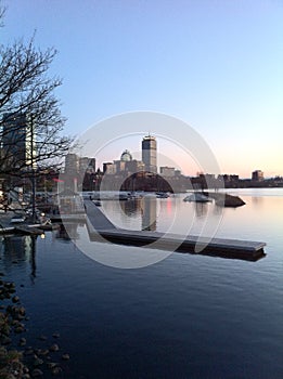 City of Boston skyline, United States