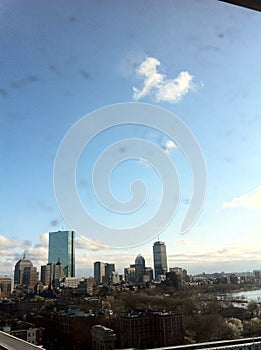 City of Boston skyline, United States
