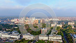 City of Bournemouth in England - aerial view