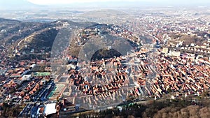 City of Brasov from TÃ¢mpa mountain, Romania