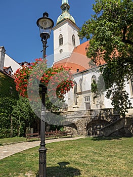 The city of bratislava