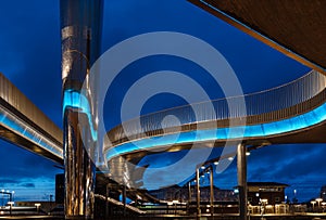 The City bridge Byens bro in Odense, Denmark