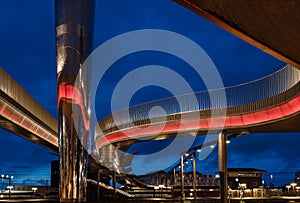 The City bridge Byens bro in Odense, Denmark