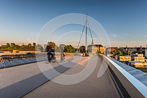 The City bridge in Odense, Denmark