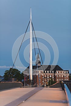 The City bridge in Odense, Denmark