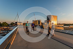 The City bridge in Odense, Denmark