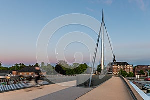The City bridge in Odense, Denmark