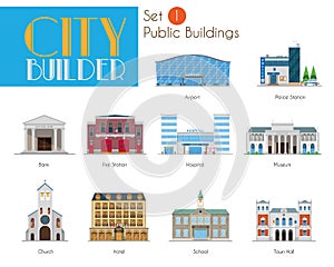 City Builder Set 1: Public and Municipal Buildings photo
