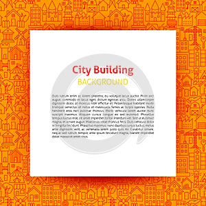 City Building Paper Template photo