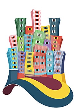 City Buildings illustration