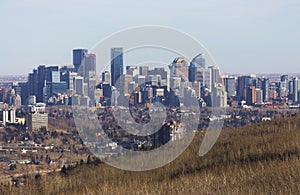 City of Calgary Alberta Canada Downtown Skyline Cityscape